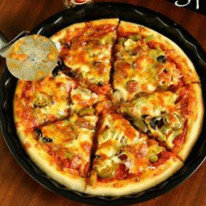 🧀 Veg Pizza – Minar Cafe, Afzalgarh