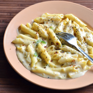 White Sauce Pasta – Creamy Penne (Half / Full Plate)