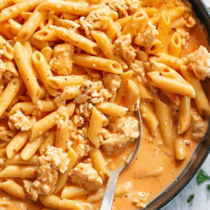 Chicken Pasta – Creamy or Spicy (Half / Full Plate)