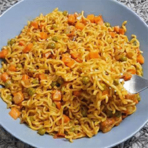 Veg Maggi – Masala  with Fresh Veggies (Half / Full Plate)